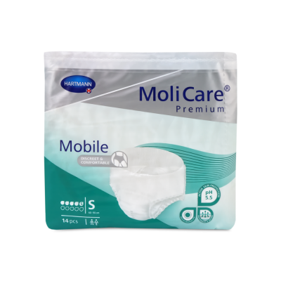 MoliCare Premium Mobile 5 Tropfen Inkontinenzslips | S | 14 Stück