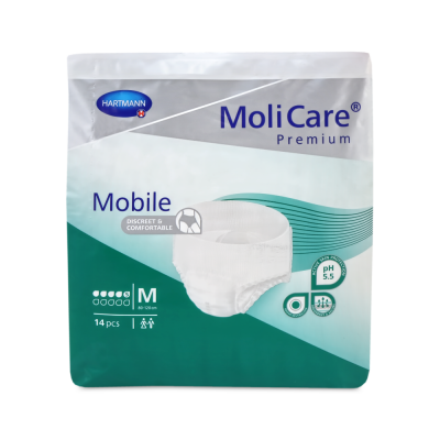 MoliCare Premium Mobile 5 Tropfen Inkontinenzslips | M | 14 Stück