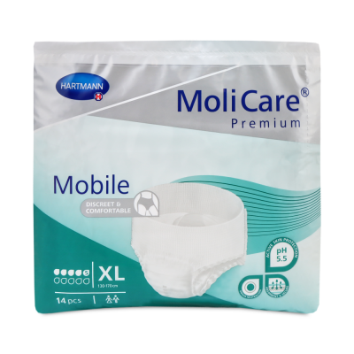 MoliCare Premium Mobile 5 Tropfen Inkontinenzslips | XL | 14 Stück