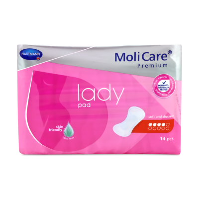 MoliCare Premium lady pad Inkontinenzeinlagen 4 Tropfen, 14 Stück