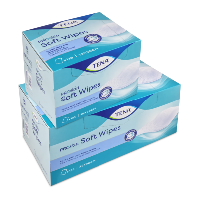 TENA ProSkin Soft Wipes, 135 Stück