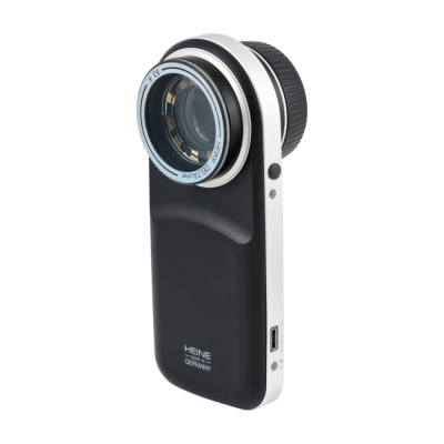 HEINE DELTAone Dermatoskop | Schwarz-Silber
