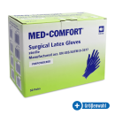 Ampri Med-Comfort Sterile Latex-OP-Handschuhe, gepudert, 50 Paar