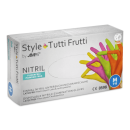 Ampri Nitrilhandschuhe Style Tutti Frutti, puderfrei, 96 Stück | M