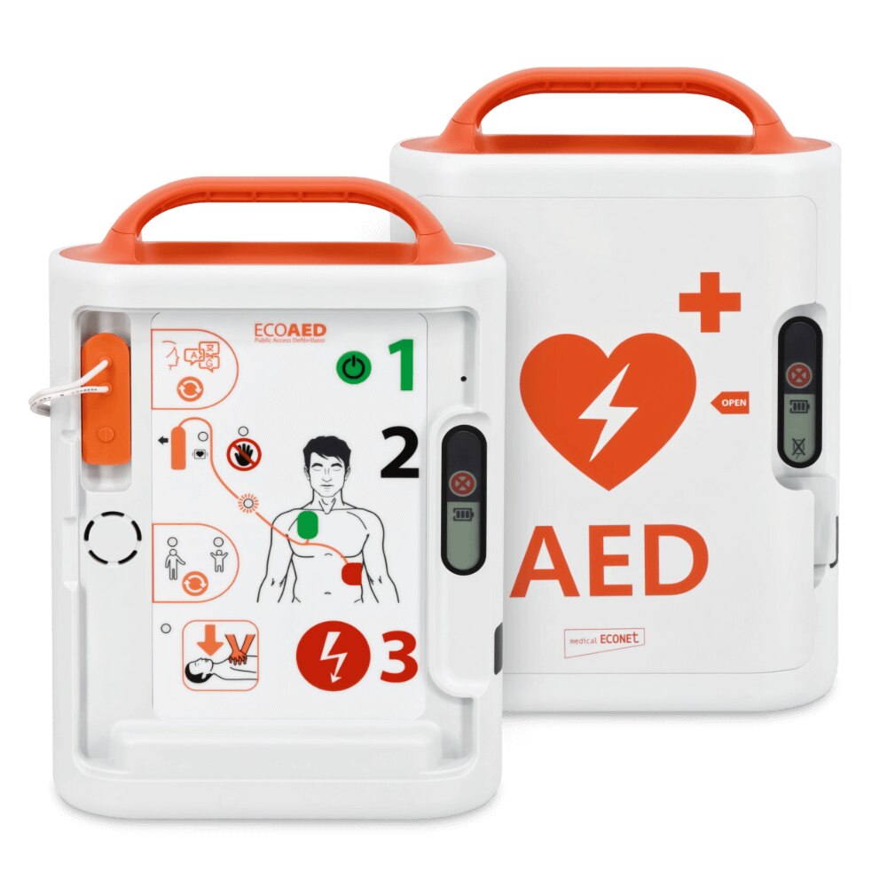 ECOAED Defibrillator halb& vollautomatisch