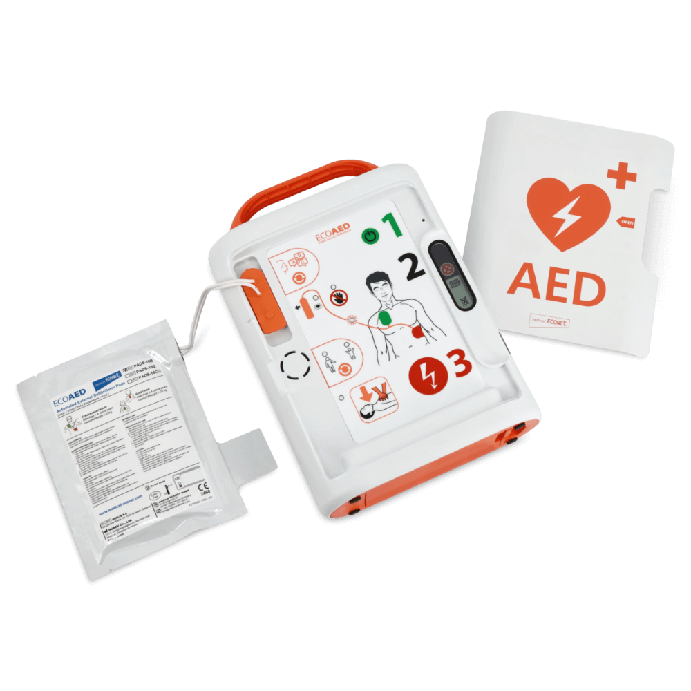 ECOAED Defibrillator halb& vollautomatisch
