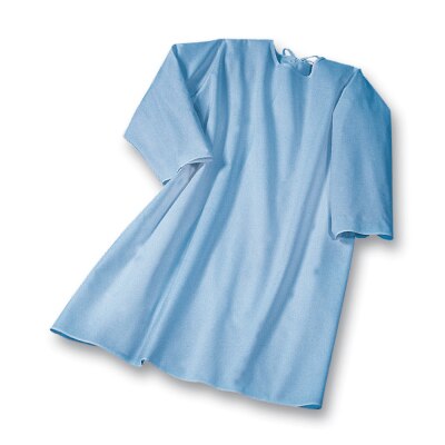 Suprima Langarm Pflegehemd / Patientenhemd, blau