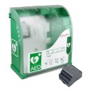 AED Outdoor-Wandschrank AIVIA 200, mit Alarmsicherung