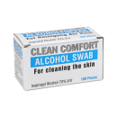 Clean-Comfort Alkoholtupfer, 6,5 x 3 cm, 100 St&uuml;ck