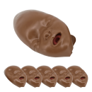 Laerdal Gesichtsteile für Little Family QCPR Reanimationspuppen, 6 Stück