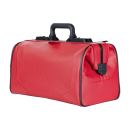Dürasol Arzttasche Rusticana Großformat | 1 Vortasche, Feinrindleder, rot mit weißem Kreuz
