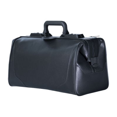 Dürasol Arzttasche Rusticana Großformat | 1 Vortasche, Feinrindleder, schwarz