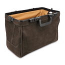 Dürasol Arzttasche Rusticana Großformat | 1 Vortasche, Wasserbüffelleder, braun