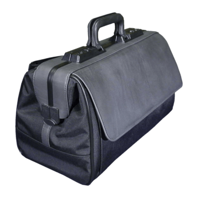 Dürasol Arzttasche Rusticana Großformat | 2 Vortaschen, Nylon, schwarz