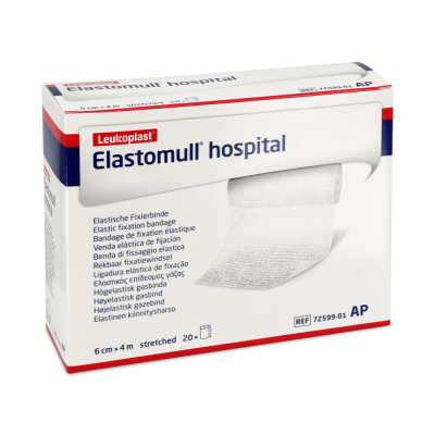 Elastomull hospital Fixierbinde | 6 cm x 4 m | 20 Stück