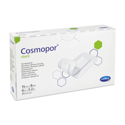 Cosmopor steril Wundverband | 15 x 8 cm | 25 Stück