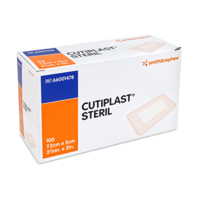 Cutiplast steril Wundverband | 7,2 x 5 cm | 100 Stück