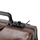 Dürasol Arzttasche Rusticana Großformat | 1 Vortasche, Feinrindleder, dunkelbraun
