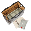 Dürasol Arzttasche Rusticana Großformat | 1 Vortasche, Feinrindleder, dunkelbraun