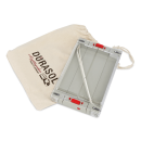 Dürasol Arzttasche Rusticana Großformat | 1 Vortasche, Feinrindleder, dunkelbraun