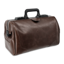 Dürasol Arzttasche Rusticana Großformat | 1 Vortasche, Feinrindleder, dunkelbraun