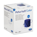 Peha-haft Color Fixierbinde | Blau, 10 cm x 20 m