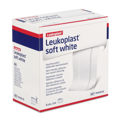 Leukoplast Wundschnellverband soft white | 5 m x 6 cm