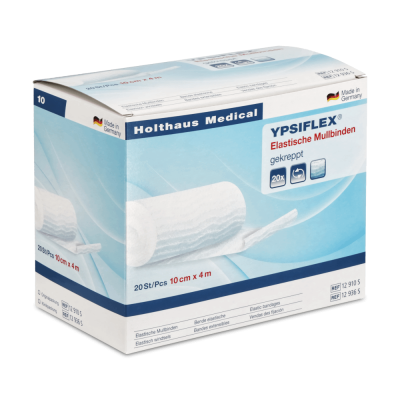 Ypsiflex elastische Mullbinden | 4 m x 10 cm | 80 m