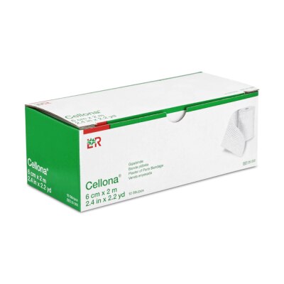 Cellona Gipsbinden, 2 x 5 Stück | 2 m x 6 cm