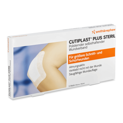 Cutiplast Plus Steril Wundverband | 15 x 7,8 cm, 5...