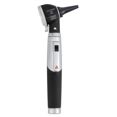 HEINE mini 3000 LED F.O. Otoskop | schwarz, Ladegriff