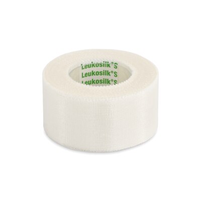 Leukosilk S Rollenpflaster ohne Schutzring | 2,50 cm x 9,2 m