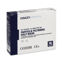 Kingfa FFP2 Maske ohne Ventil, 10 Stück | weiß