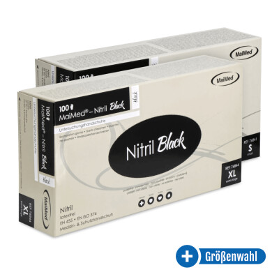MaiMed Nitirl Black Einmalhandschuhe