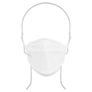 Ginensys FFP2 Maske Fischform, 50 St&uuml;ck | wei&szlig;