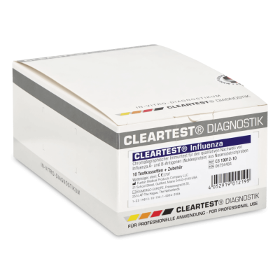 CLEARTEST Influenza A+B Antigen Schnelltest | 10 Stück