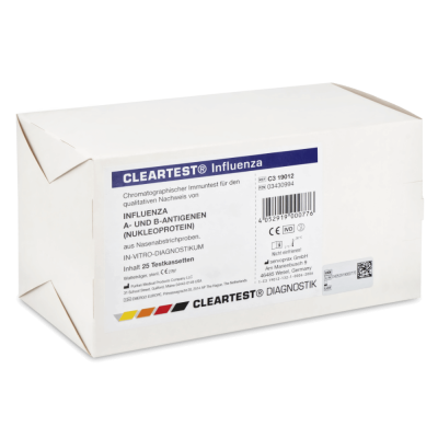 CLEARTEST Influenza A+B Antigen Schnelltest | 25 Stück