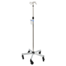 Mobiler Infusionsständer | Metall, verchromt