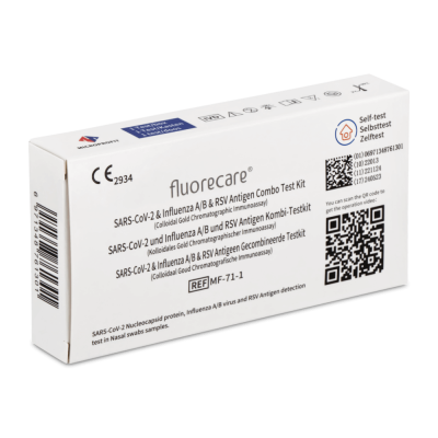 Fluorecare SARS-CoV-2 / Influenza A/B / RSV Kombi Selbsttest