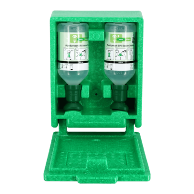 Plum Augenspül-Wandbox | mit 2 x 500 ml Augenspüllösung