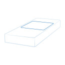 Suprima Mehrfach-Bettauflage Polyester, mit/ohne Seitenteile