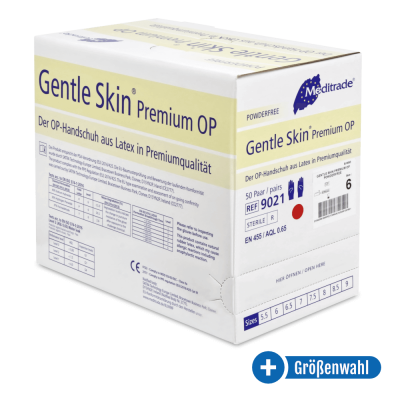 Meditrade Gentle Skin Premium OP Handschuhe, 50 Paar