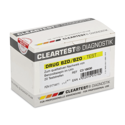 Cleartest Drogentest, 20 Stück | Benzodiazepine