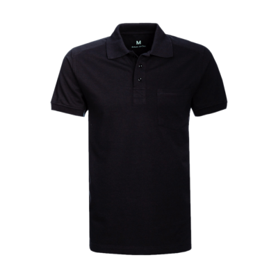 Polo-Shirt für Damen & Herren | schwarz | M