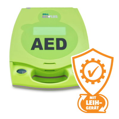 Sicherheitstechnische Kontrolle für ZOLL AED Plus | mit Leihgerät
