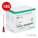 Sterican Mix Sol-M Aufziehkanüle, Rot, 18 G, 1,2 x 40 mm, ohne Filter | 100 Stück