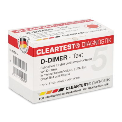 Cleartest D-Dimer, 5 Stück