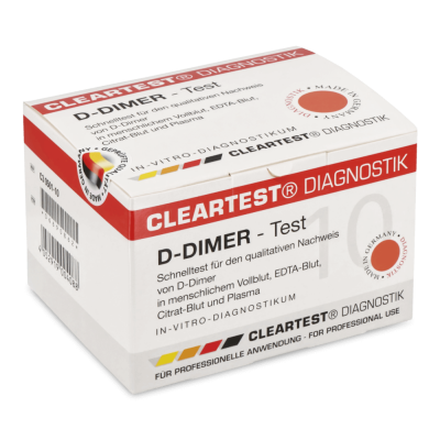 Cleartest D-Dimer, 10 Stück