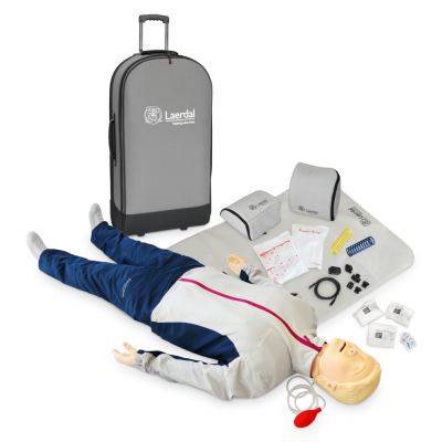 Resusci Anne QCPR, Ganzkörper mit Trolley, wiederaufladbar