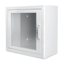 AED Wandschrank mit Alarm, weiß